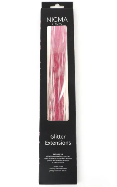 NICMA Styling Glitter Extensions - Purple